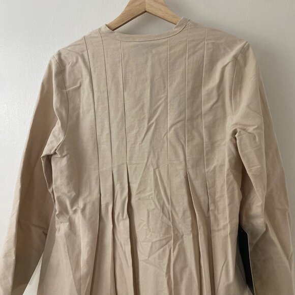 NWT Tuckernuck Stone Luella Pleated Dress Beige - Picture 9 of 10